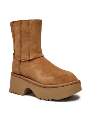 UGG Skórzane śniegowce Classic Twin New Heights