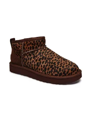 UGG Skórzane śniegowce CLASSIC ULTRA MINI CASPIAN | z dodatkiem wełny