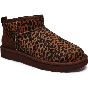 UGG Skórzane śniegowce CLASSIC ULTRA MINI CASPIAN | z dodatkiem wełny