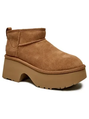 UGG Śniegowce Classic Ultra Mini New Heights | wełna | zamsz