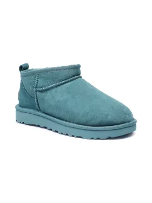 UGG Skórzane śniegowce CLASSIC ultra mini | z dodatkiem wełny