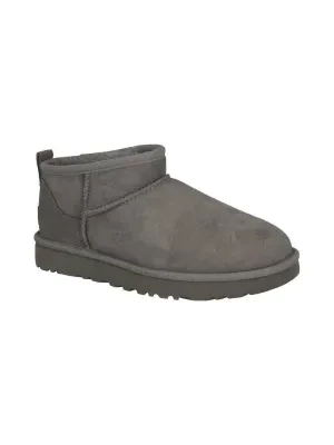 UGG Skórzane śniegowce CLASSIC ultra mini | z dodatkiem wełny