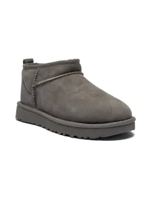 UGG Skórzane śniegowce CLASSIC ultra mini | z dodatkiem wełny
