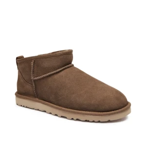 UGG Skórzane śniegowce Classic Ultra Mini | z dodatkiem wełny
