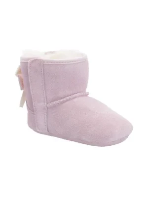 UGG Skórzane śniegowce + czapka JESSE BOW