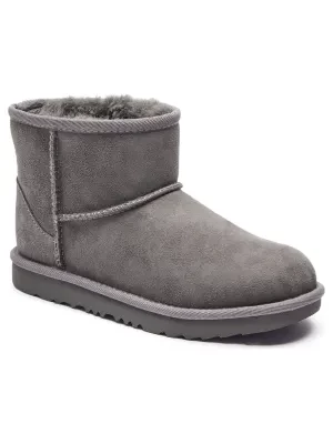 UGG Skórzane śniegowce KIDS CLASSIC MINI II