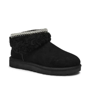 UGG Skórzane śniegowce MAXI CURLY