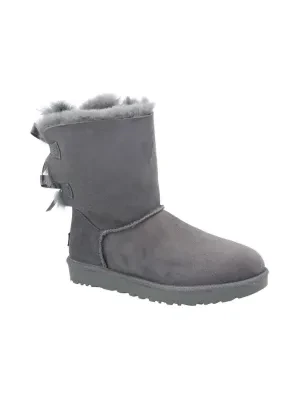 UGG Skórzane śniegowce w Bailey Bow II | z dodatkiem wełny