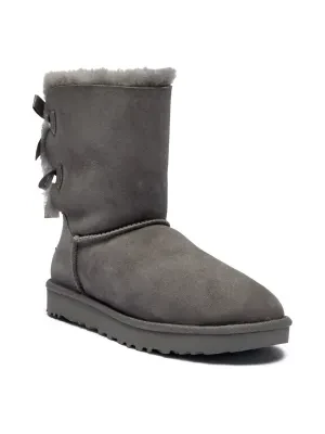 UGG Skórzane śniegowce w Bailey Bow II | z dodatkiem wełny