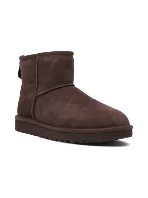 UGG Skórzane Śniegowce W Classic Mini II