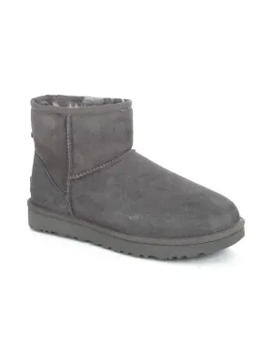 UGG Skórzane śniegowce W Classic Mini II