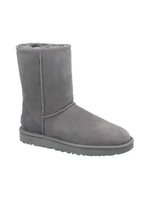 UGG Skórzane śniegowce W Classic Short II