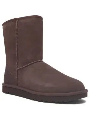 UGG Skórzane śniegowce W Classic Short II