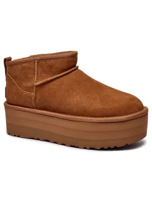 UGG Śniegowce CLASSIC ULTRA MINI | wełna | zamsz