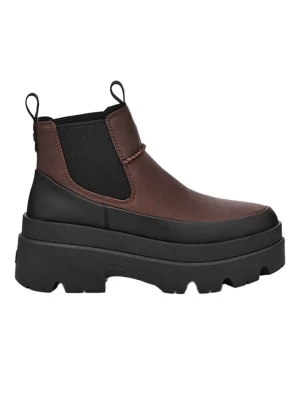 UGG Skórzane sztyblety "Brisbane" w kolorze brązowym rozmiar: 38