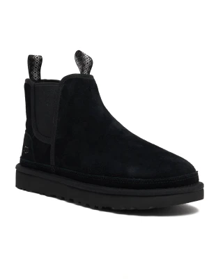 UGG Skórzane sztyblety NEUMEL czarny
