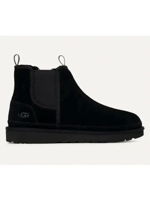 UGG Skórzane sztyblety "Neumel" w kolorze czarnym rozmiar: 43