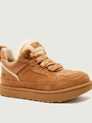 UGG Sneakersy LOWMEL | shearling | zamsz beżowy