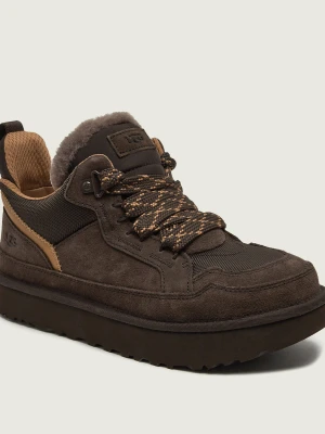 UGG Sneakersy Lowmel | shearling | zamsz brązowy