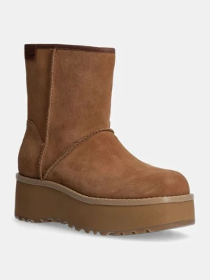 UGG śniegowce Cityfunc Mid kolor brązowy 1158196-CHE