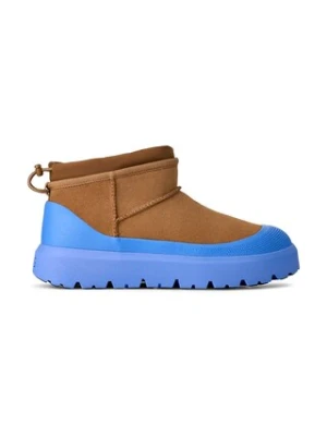 UGG śniegowce Cl Ultra Mini Weather Hybrid kolor brązowy 1174196.CBG
