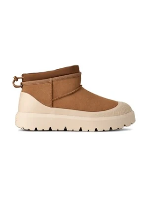 UGG śniegowce Cl Ultra Mini Weather Hybrid kolor brązowy 1174196.CWTC