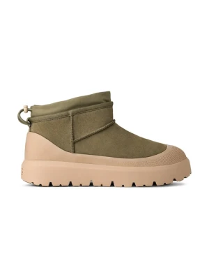 UGG śniegowce Cl Ultra Mini Weather Hybrid kolor zielony 1174196.BOMS
