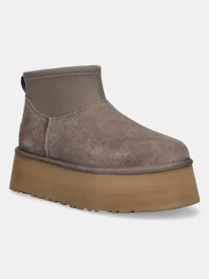 UGG śniegowce Classic Mini Dipper kolor brązowy 1168170-SKP