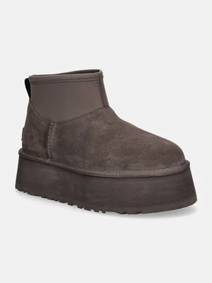 UGG śniegowce Classic Mini Dipper kolor szary 1168170-THND