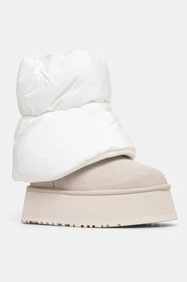 UGG śniegowce Classic Mini Dipper Puffer kolor biały 1158275-WCRM