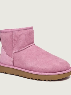 UGG Śniegowce Classic Mini II | zamsz | wełna różowy