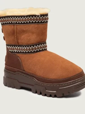 UGG Śniegowce CLASSIC MINI TRAILGAZER | shearling | zamsz