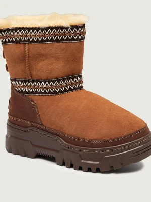 UGG Śniegowce CLASSIC MINI TRAILGAZER | shearling | zamsz