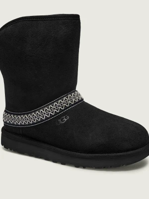 UGG Śniegowce CLASSIC SHORT CRESCENT | wełna | zamsz