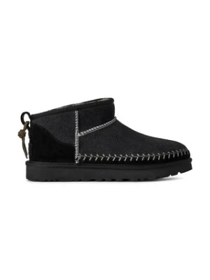 UGG śniegowce Classic Ultra Mini Biarritz kolor czarny 1171538.BLK