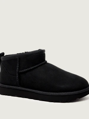 UGG Śniegowce CLASSIC ULTRA MINI | zamsz czarny