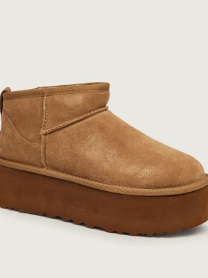 UGG Śniegowce Classic Ultra Mini | zamsz beżowy