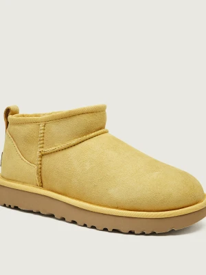 UGG Śniegowce Classic Ultra Mini | zamsz | wełna żółty