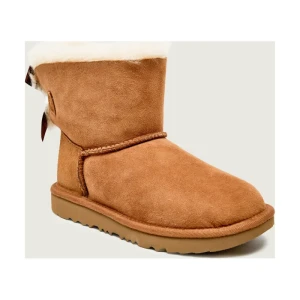 UGG Śniegowce K MINI BAILEY BOW II | shearling | zamsz