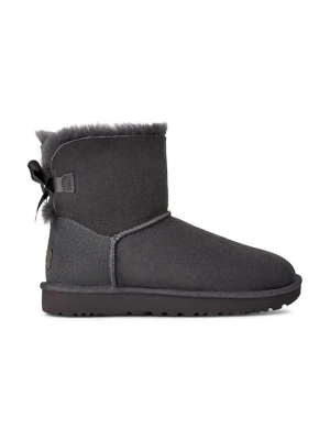 UGG śniegowce Mini Bailey Bow II kolor szary 1016501.OBS