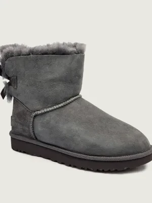 UGG Śniegowce MINI BAILEY BOW II | shearling | zamsz