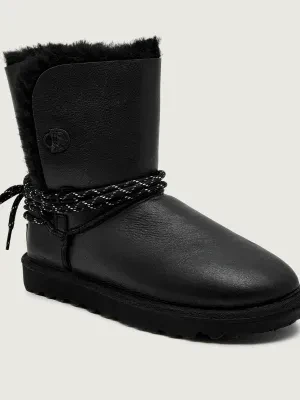 UGG Śniegowce W BAILEY TIE | skóra
