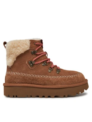 Ugg Śniegowce W Classic Alpine Lace Up 1158271 Brązowy