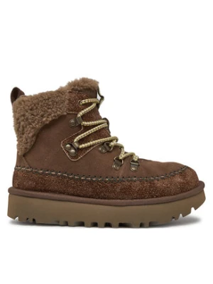 Ugg Śniegowce W Classic Alpine Lace Up 1158271 Brązowy