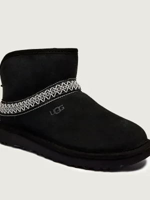 UGG Śniegowce W CLASSIC MINI CRESCENT | zamsz