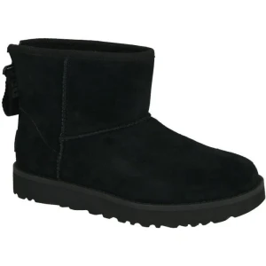 UGG Śniegowce W CLASSIC MINI LOGO ZIP | zamsz