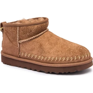 UGG Śniegowce W CLASSIC ULTRA MINI BIARRITZ | zamsz
