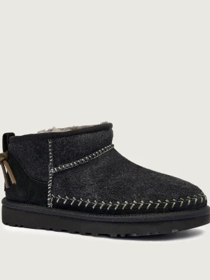 UGG Śniegowce W CLASSIC ULTRA MINI BIARRITZ | zamsz