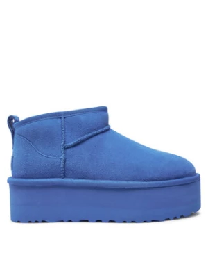 Ugg Śniegowce W Classic Ultra Mini Platform 1135092 Niebieski