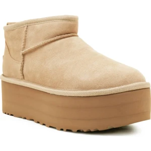 UGG Śniegowce W CLASSIC ULTRA MINI | wełna | zamsz